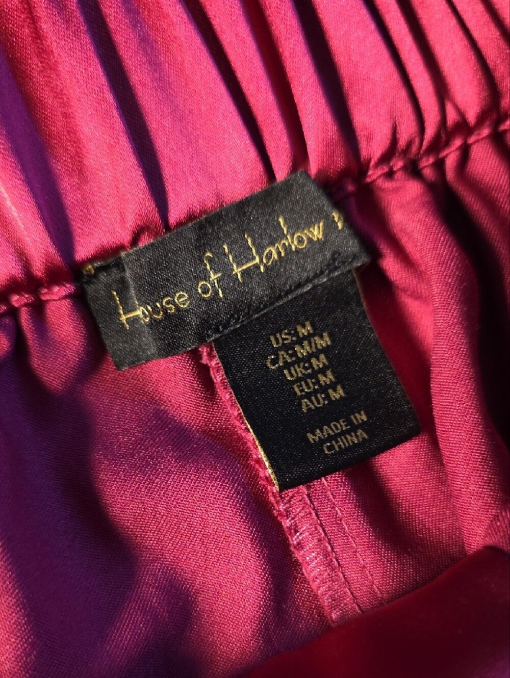 House of Harlow 1960 Satin Pants #Raver #60's #BohoChic #Festival - Picture 2 of 10